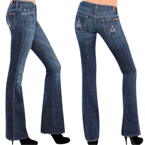 7 For All Mankind Denim - 7 For All Mankind “A” Pocket Flare Jeans 24